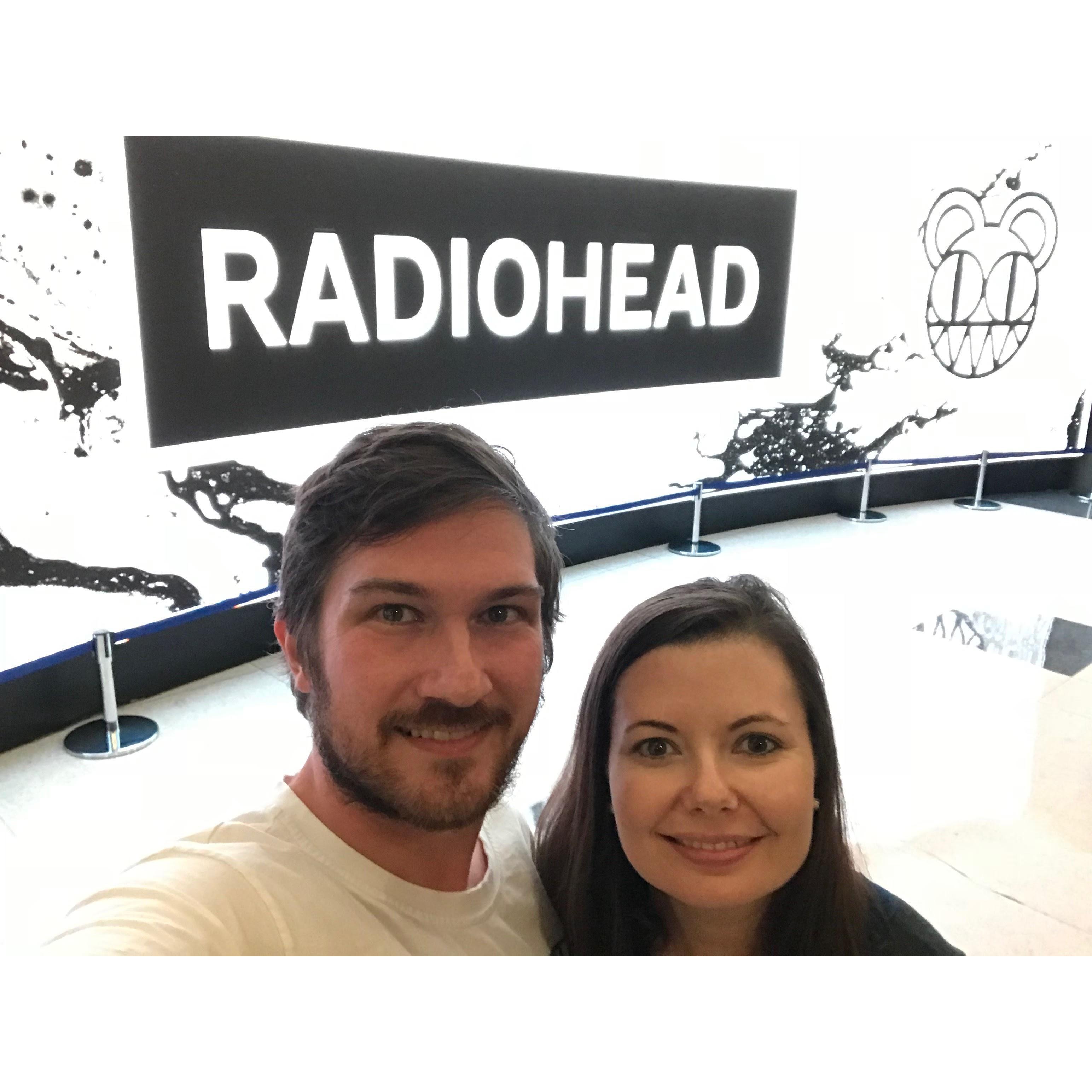 Year 3 - Seeing Adam's favorite band of all time! Radiohead concert in July 2018.