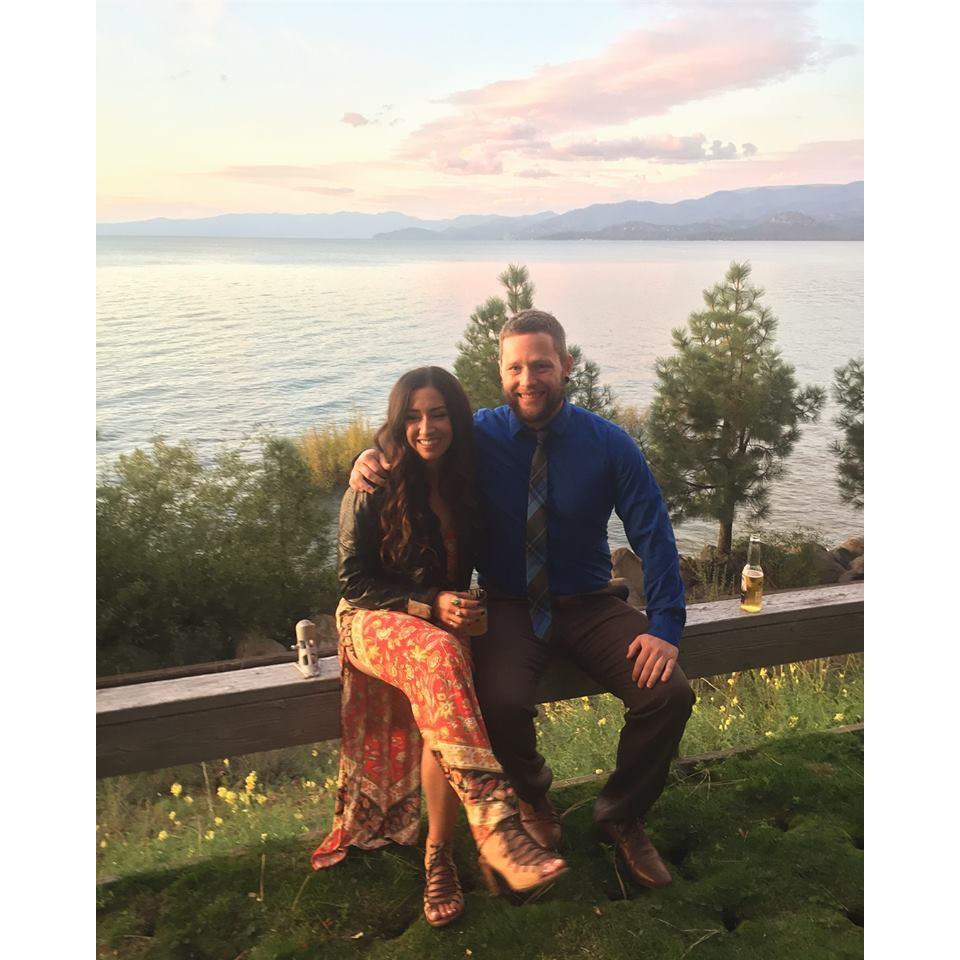 At our friends' Lindsay and Bret's wedding in Lake Tahoe