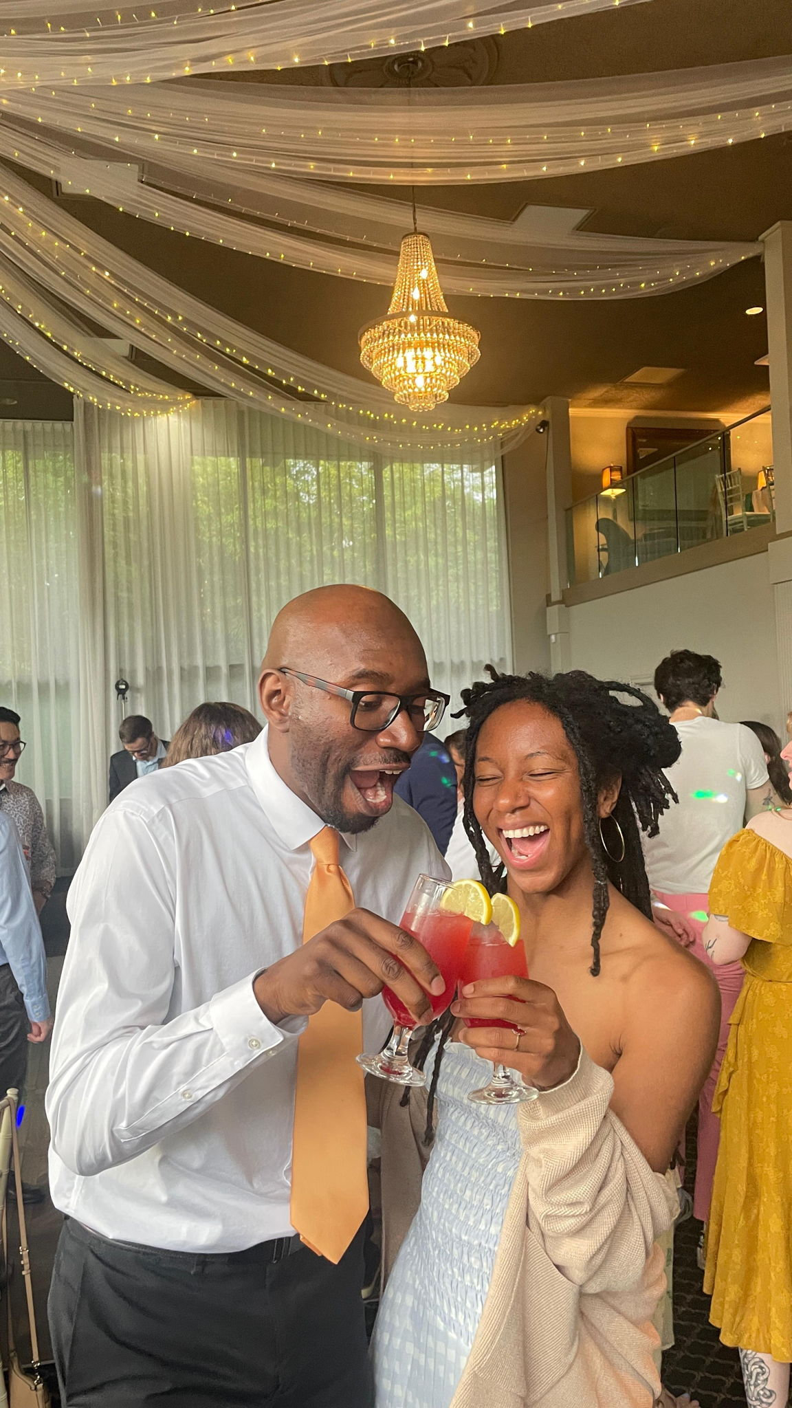 The Wedding Website of Angela Tharpe and Ngozi Ikeakanam
