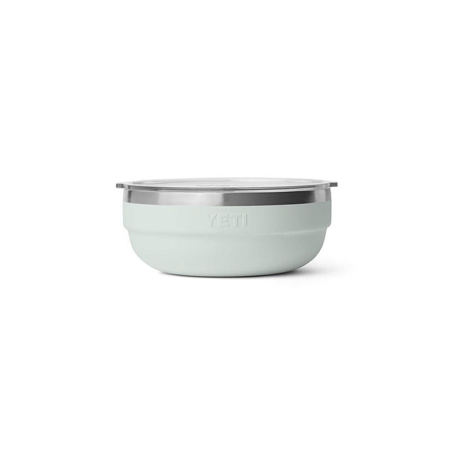 YETI Rambler Low Bowl, Vacuum Insulated, Stackable and Nestable Stainless Steel Bowl with Lid, 1.6 Quart, Ridgeline
