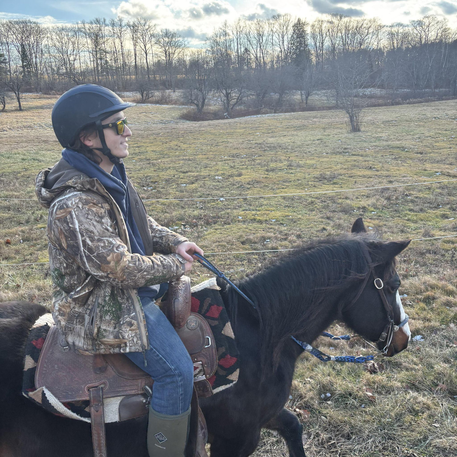More horseback riding with me