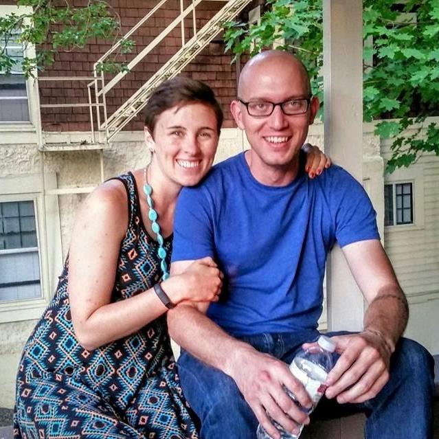 2015. Catching some summer sunshine in Ithaca before Phil's adventure west.
