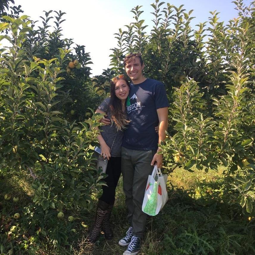We always loved going to apple orchards, which is probably why we decided to have our wedding venue at an orchard!