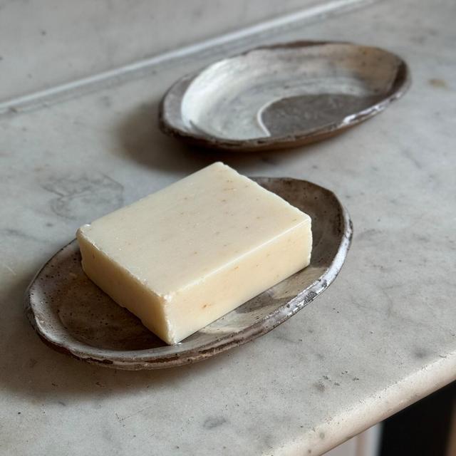 Handmade ceramic dish | pottery soap dish | rustic vanity tray | jewelry ring dish | tea bag holder | key holder | wabi sabi | pottery gift