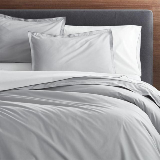 Belo Grey Queen Duvet Cover