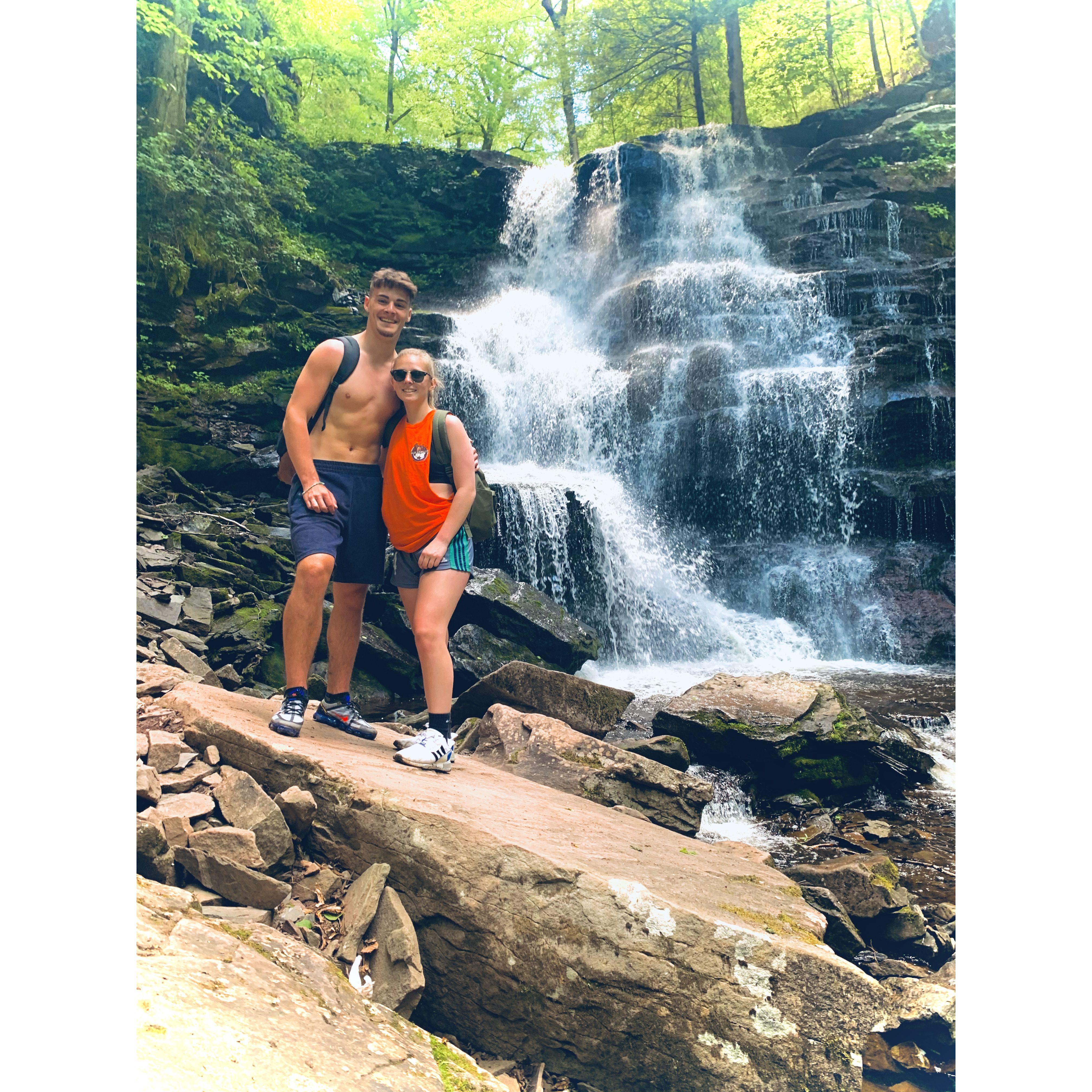 Hiking Up WaterFalls