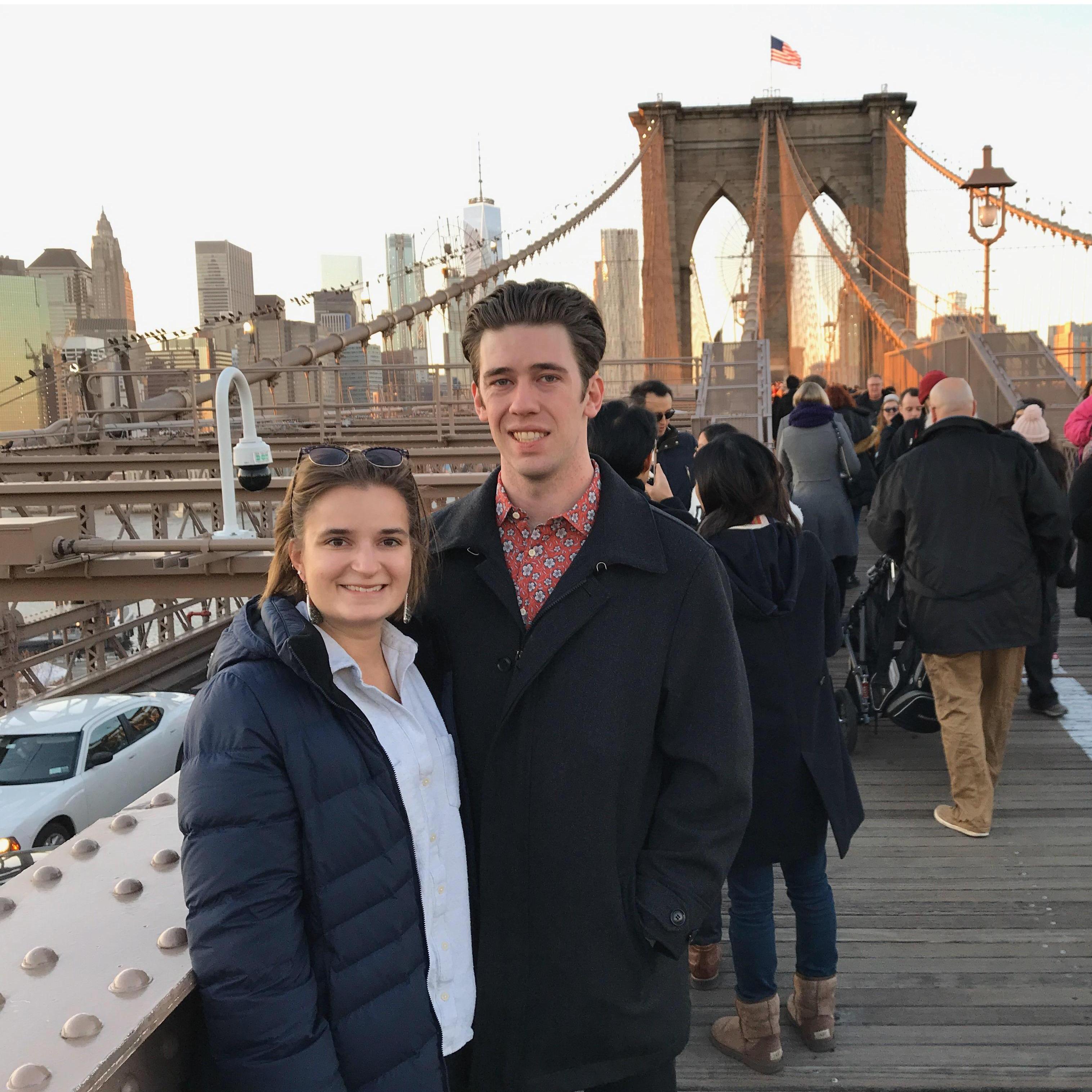 Our first Thanksgiving together, prior to moving to New York (who knew we'd end up here)