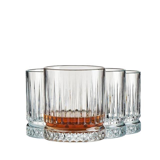 Pasabahce Exclusive Whiskey & Cocktail Glasses Set Of 4 - Premium Old Fashioned Glasses - Premium Scotch, Bourbon, Liquor, Rum Glasses - 11.75 Oz Drinking Glasses - Perfect for Parties, Gifts