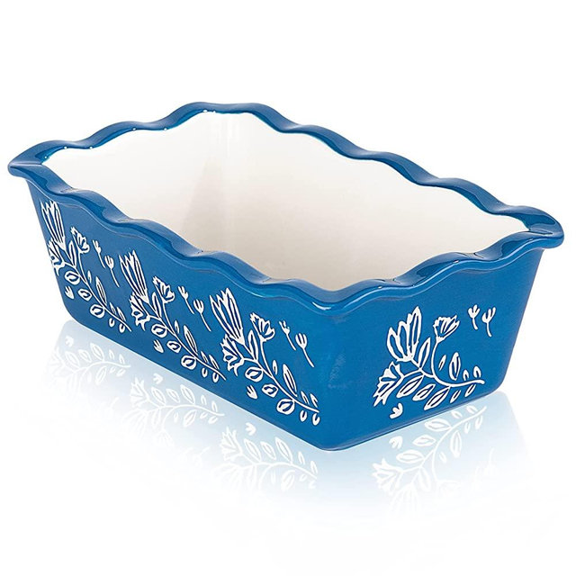 Wisenvoy Loaf Pan Bread Pan Ceramic loaf pans for baking Porcelain Baking Pans Nonstick Bread Pans for Baking