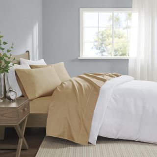 600-Thread Count Pima Cotton 4-Piece Sheet Set