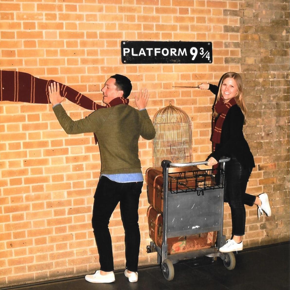 Platform 9 3/4 in London