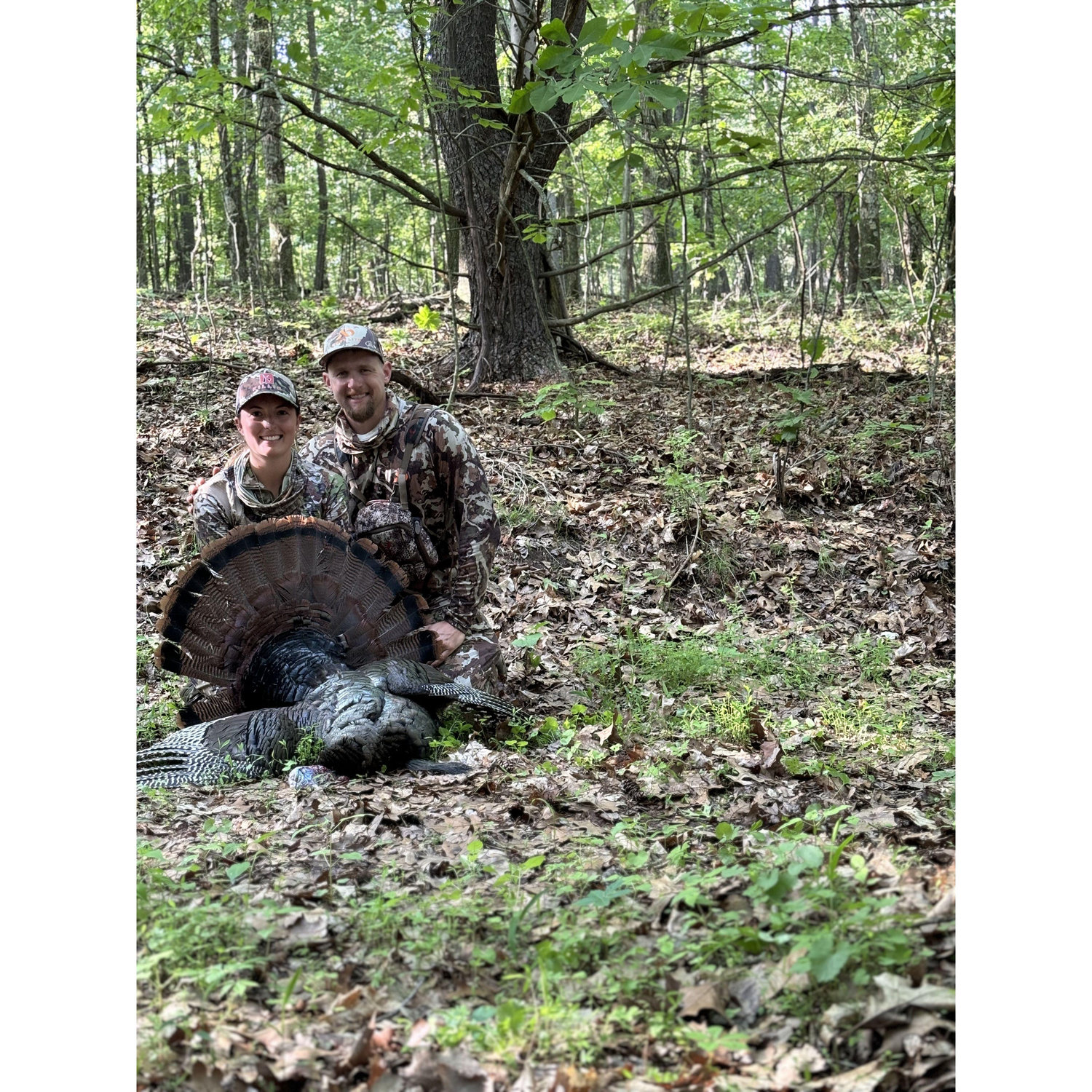 Spring 2024. My first turkey! Thanks to my turkey talker <3