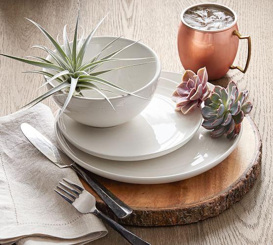 Joshua 16-Piece Dinnerware Set - Ivory White