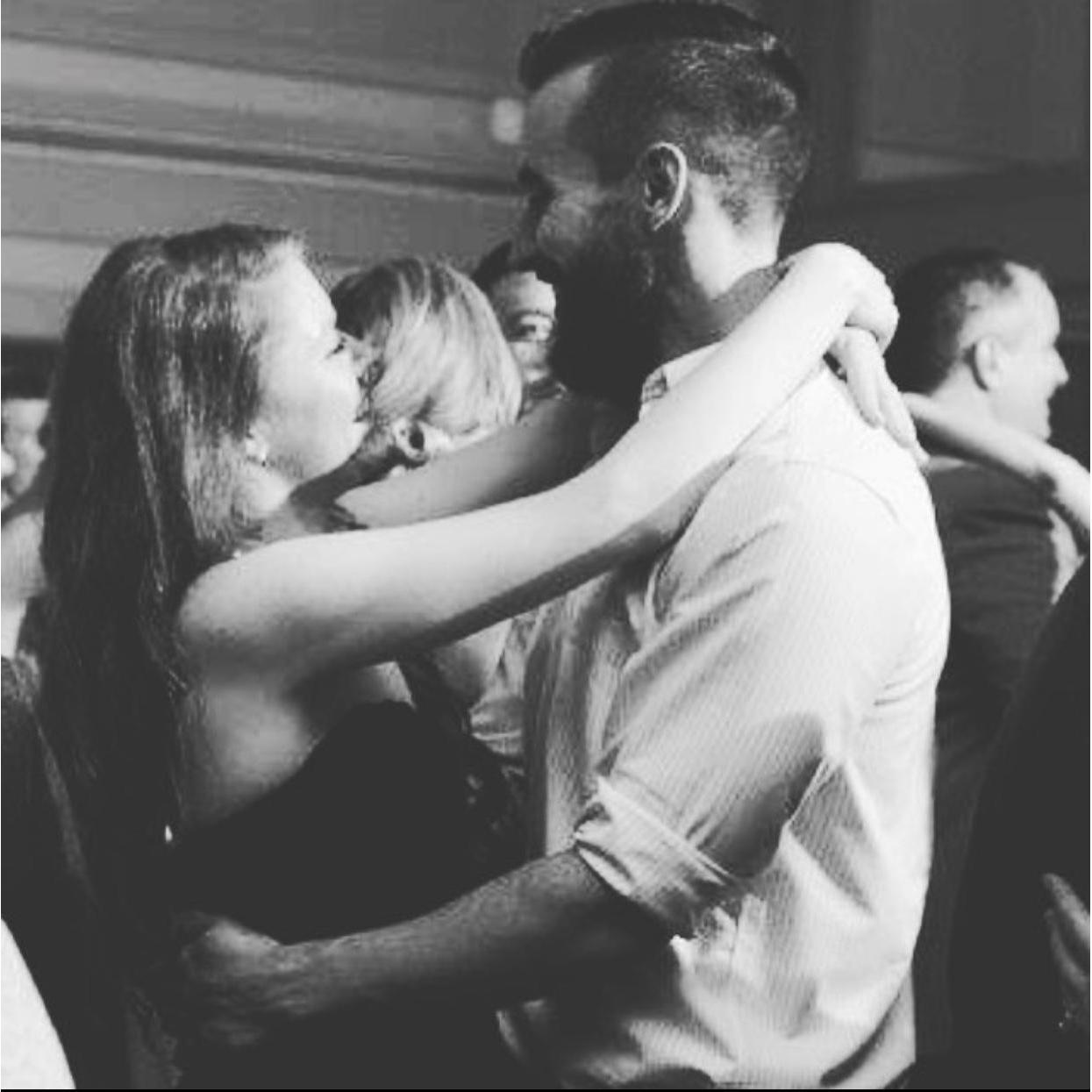 practicing for our first dance!