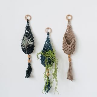 Woven Jute Hanging 3-Piece Wall Planter Set