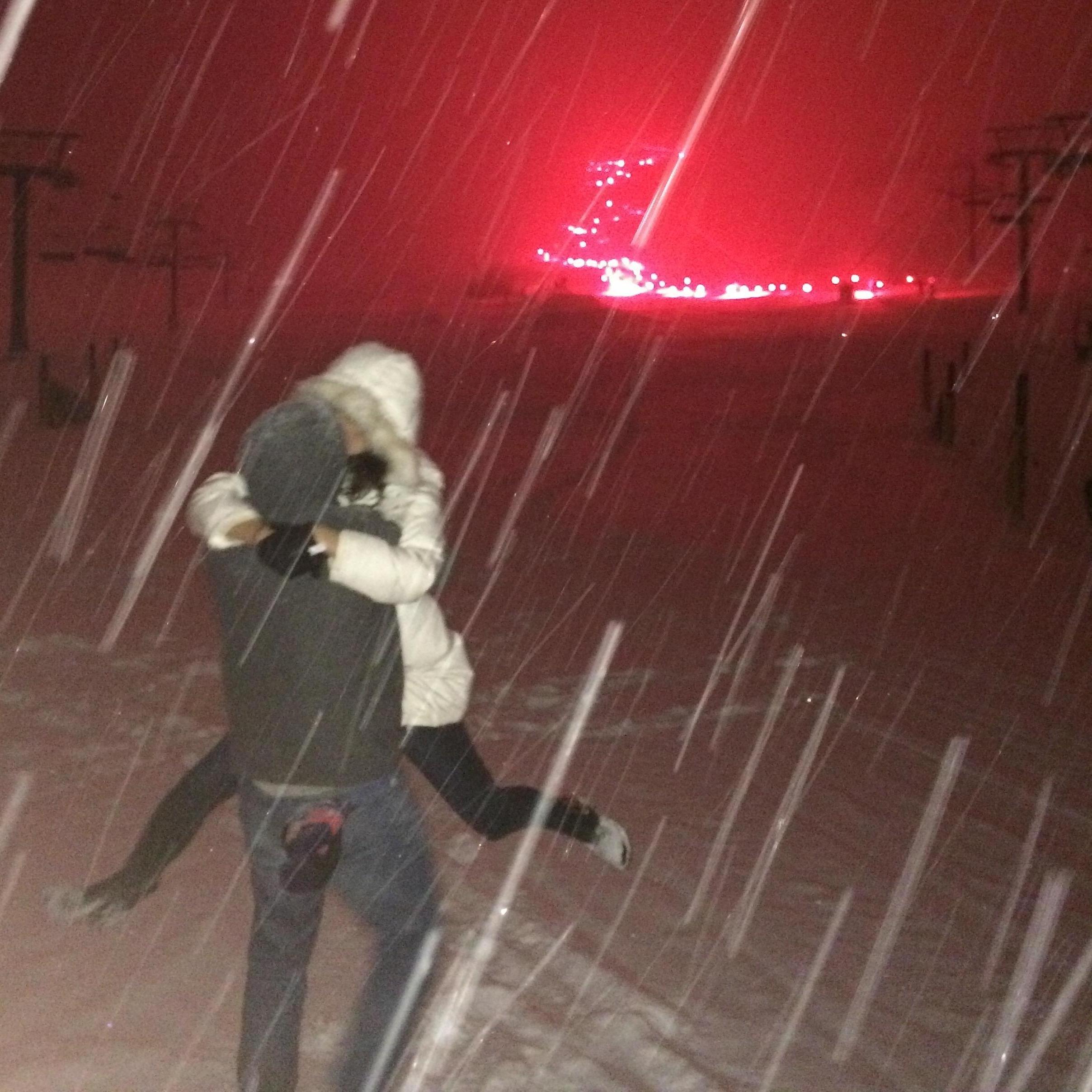 the Christmas eve torch light parade in Sun Valley. 2014