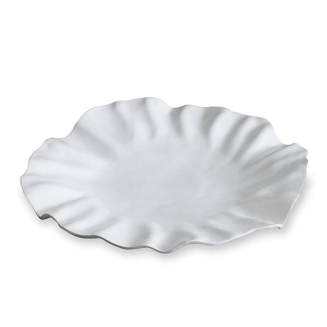 Beatriz Ball VIDA Bloom Large Round Platter (White)