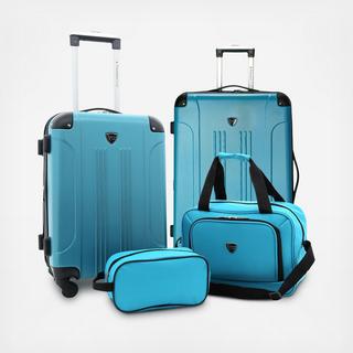 Chicago 4-Piece Hardside Rolling Luggage Collection