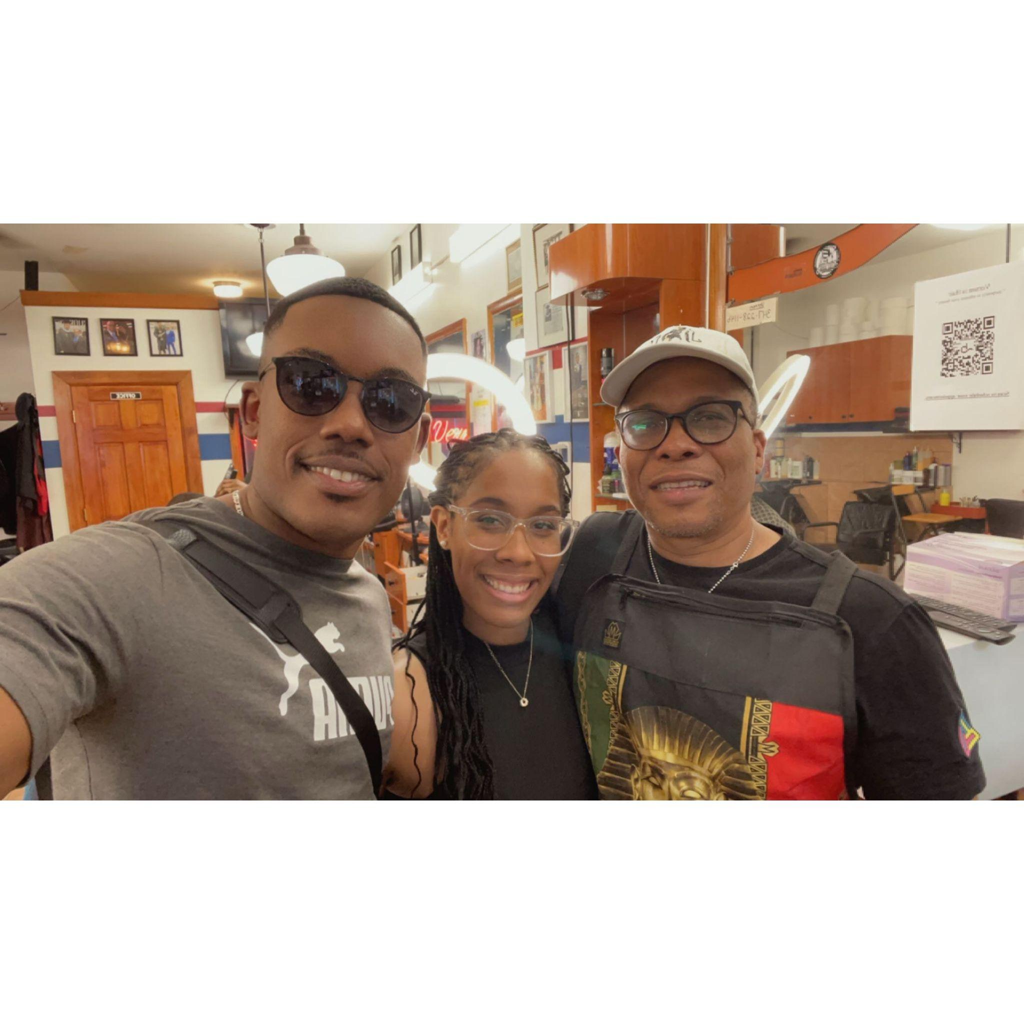 Meeting Keisha's Dad for the first time in NYC. Nervous much? :D