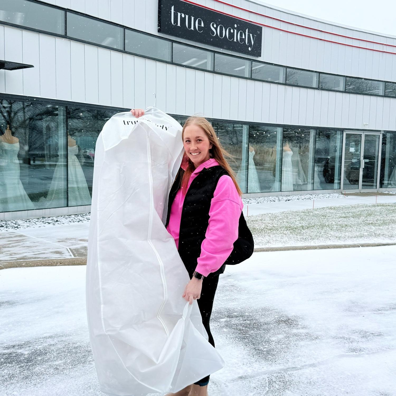 Picked up my dress!