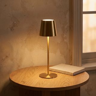 Metal LED Rechargeable Table Lamp with Touch Sensor