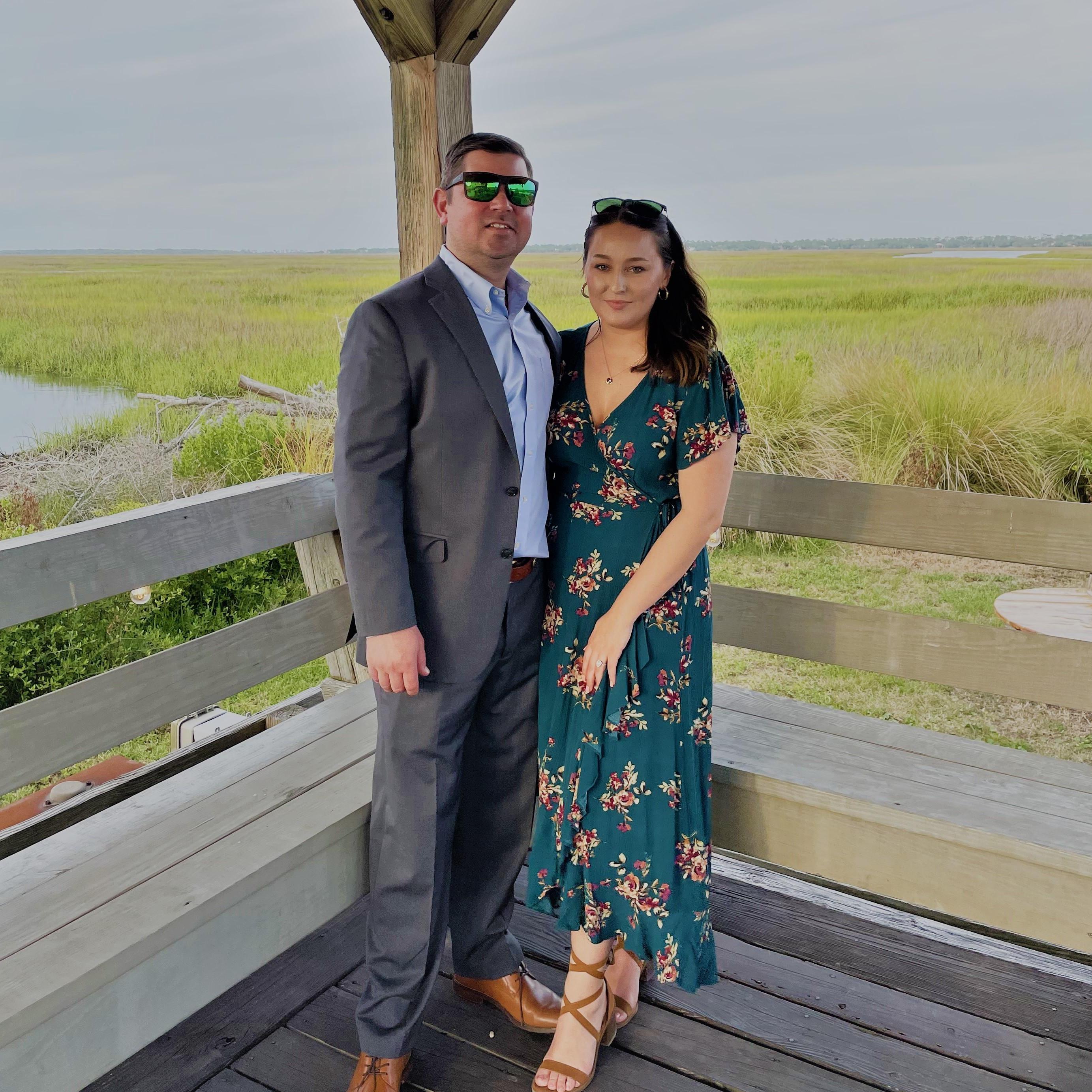 A picturesque scene at JB and Steph's wedding!