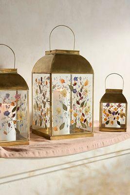Pressed Floral Lantern