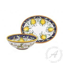 D&G Design Limoni Blu - Large Oval Platter
