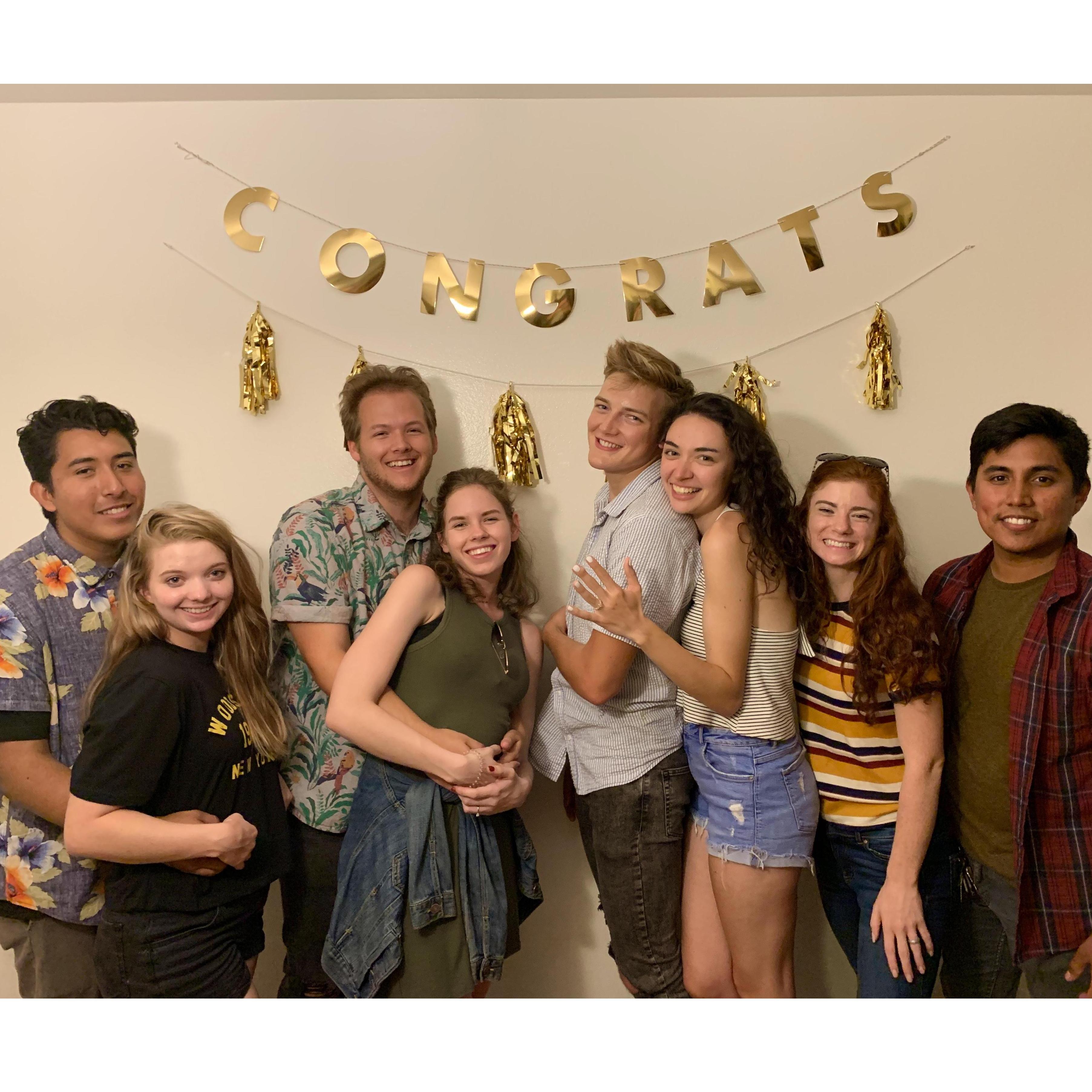 Celebrating the engagement of David and Amanda and all the love found in Apartment 22 <3