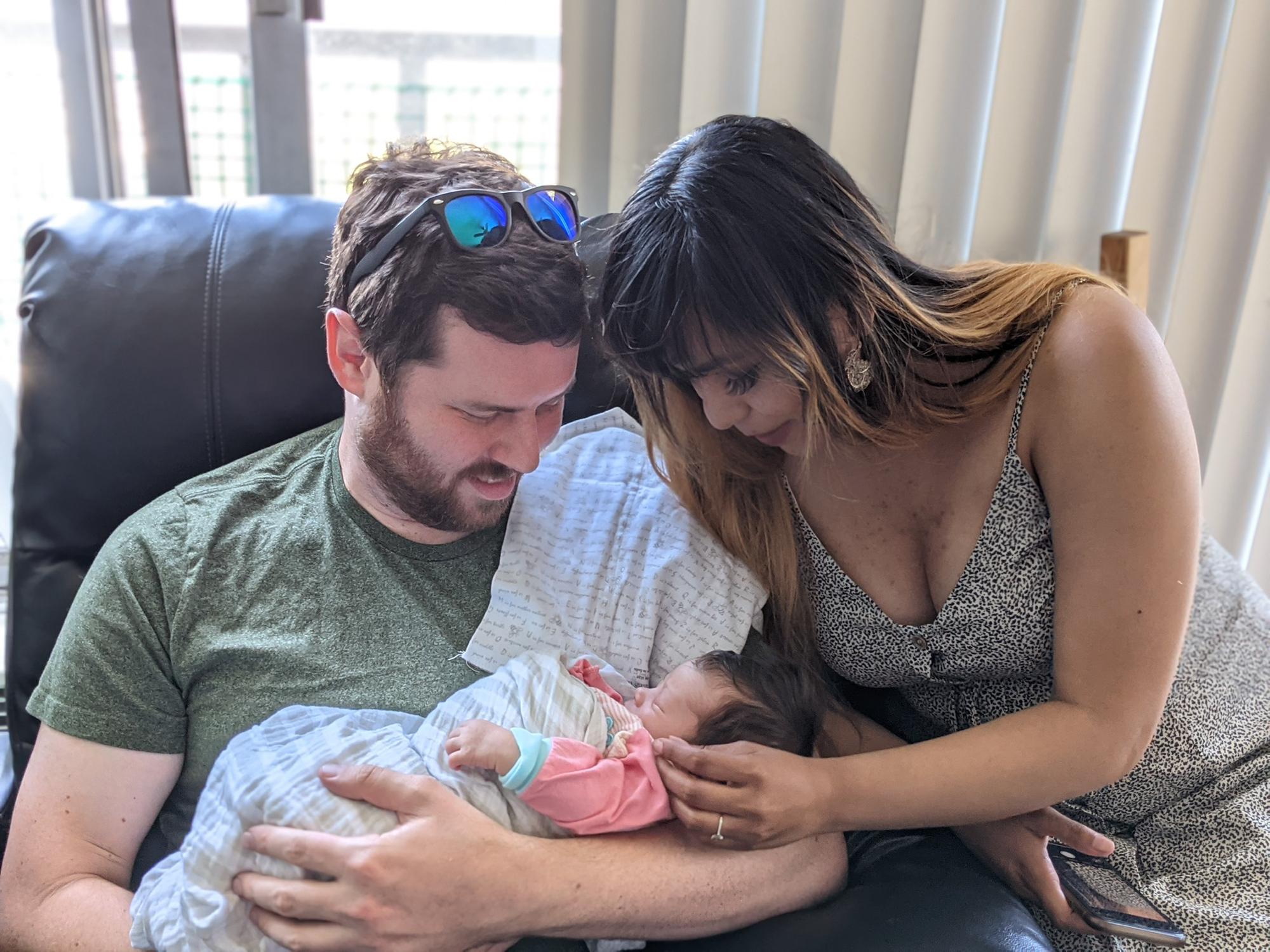Meeting Amelie for the first time <3, 2021