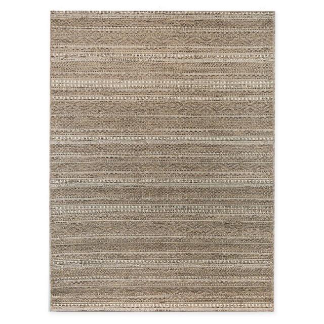 Bee & Willow™ Home Westward 6'6 x 9' Indoor/Outdoor Area Rug in Tan