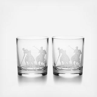 Garrett Double Old Fashioned Glass, Set of 2