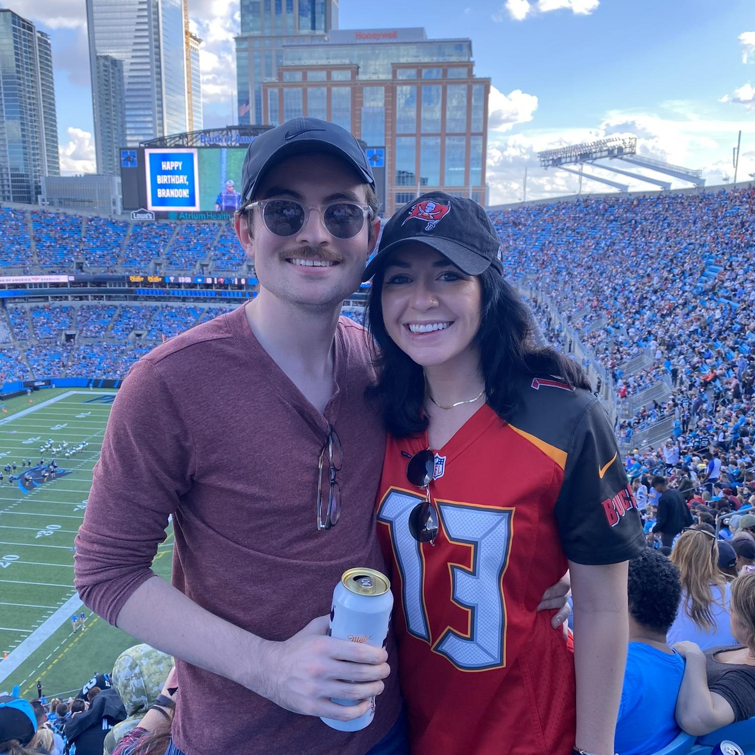 When Tom Brady took Tampa Bay to the Super Bowl in 2021 - obviously, that game wasn’t in our price point but panthers vs Bucs was. Cue nosebleeds!