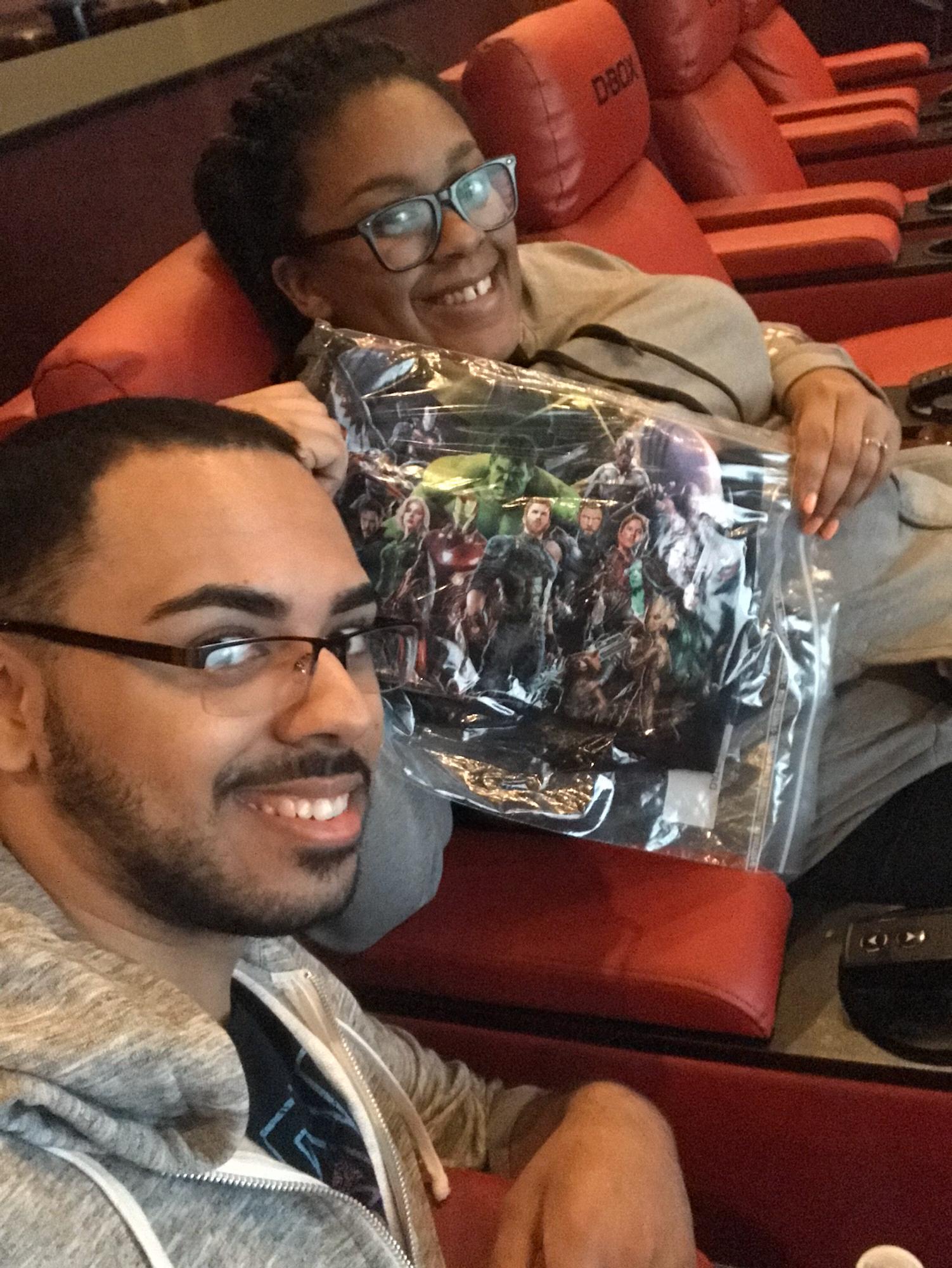 Avengers Infinity War midnight showing!