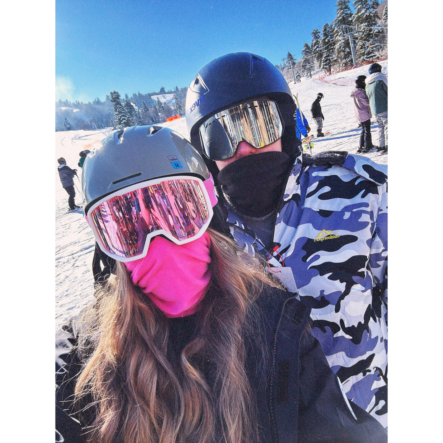 Scott got lost and had to be brought down the mountain shortly after this pic