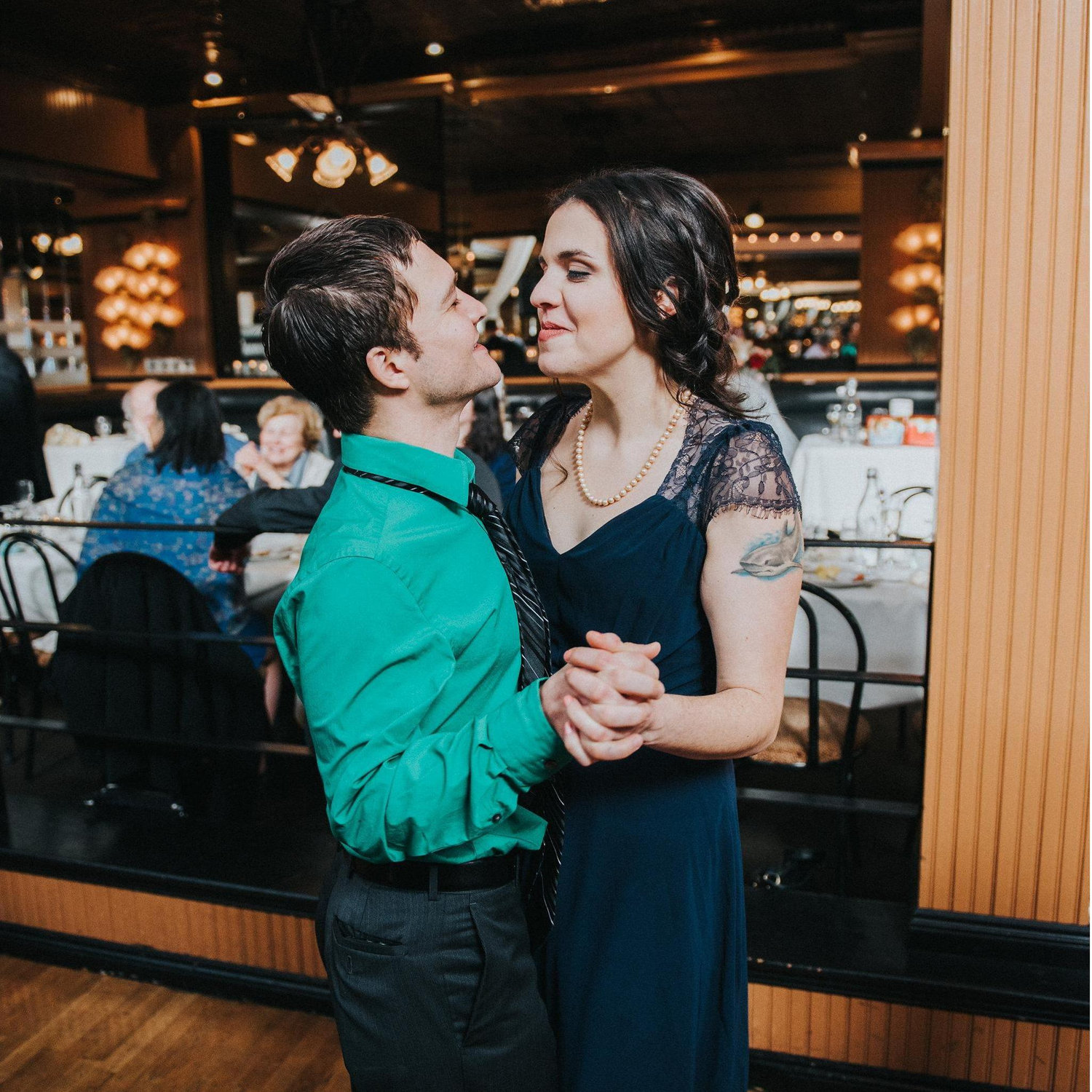 Dancing at Sophie and Pedro's wedding.