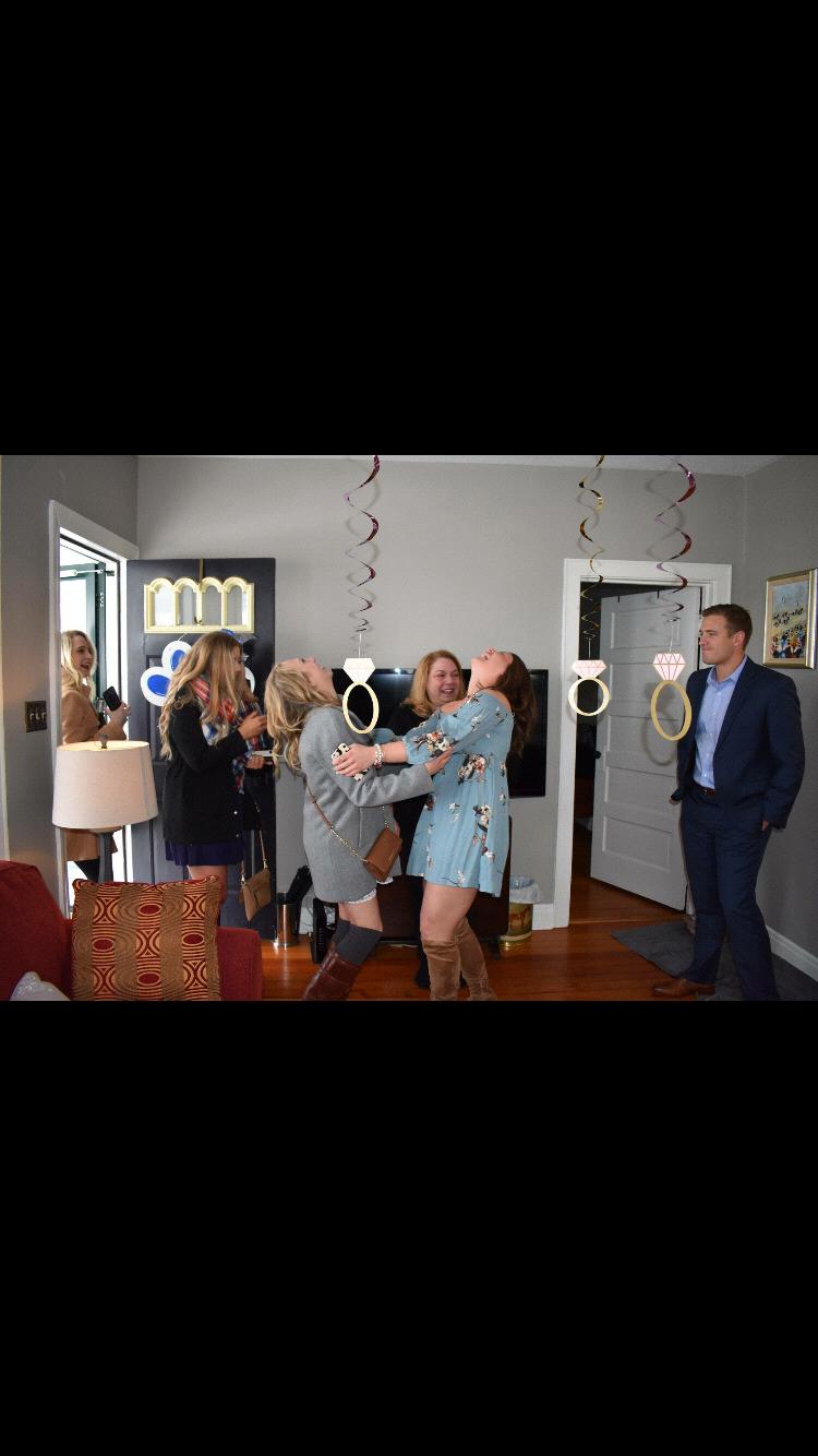 When your best friend shows up for the best day of your life!