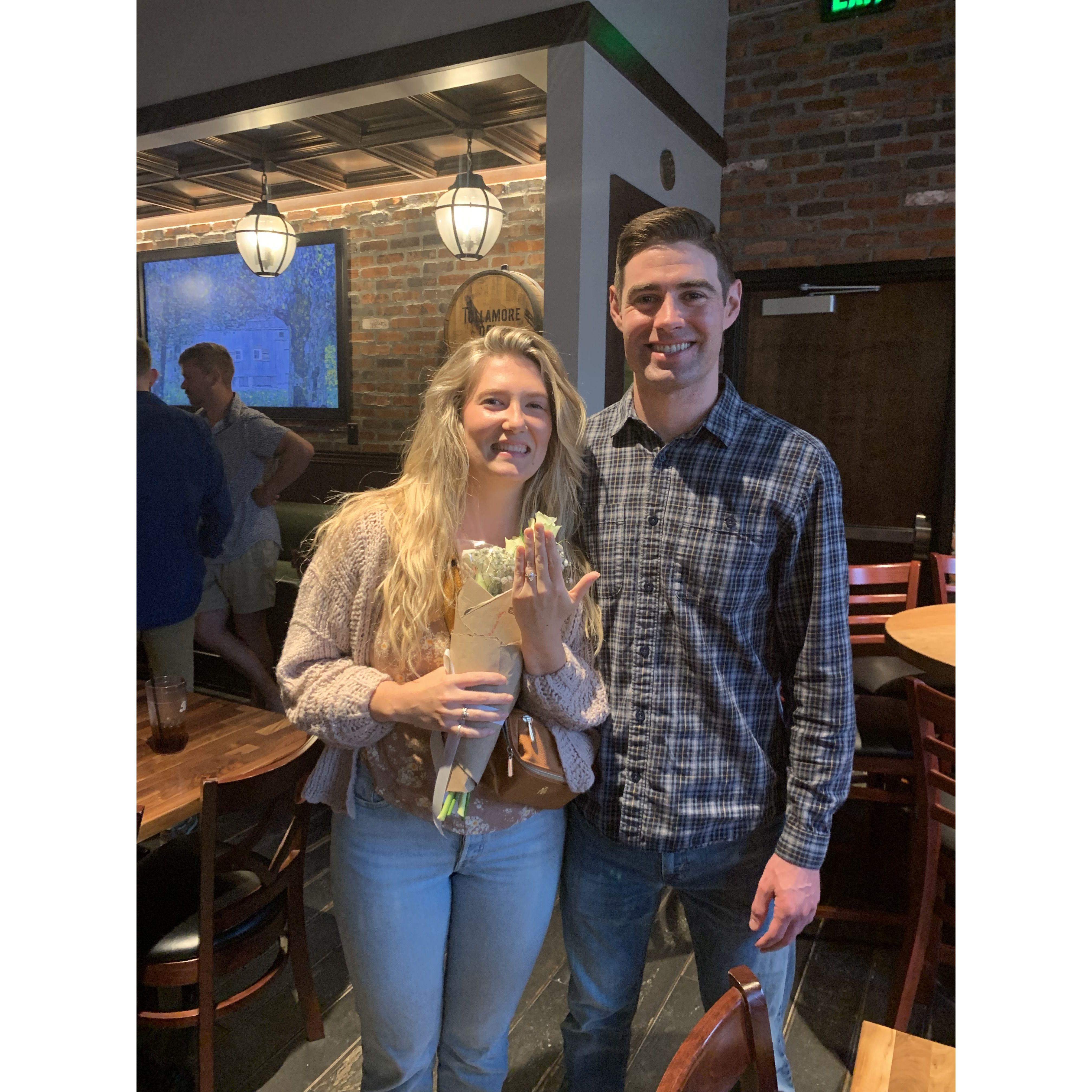 Our engagement day!