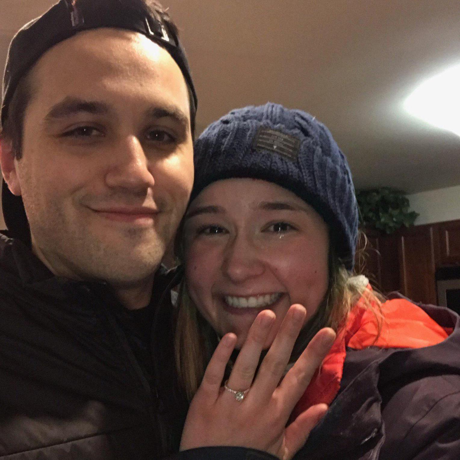 Moments after our engagement!
Chicago, IL