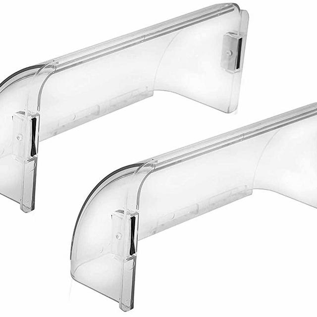 Home Intuition Adjustable Magnetic Heat and Air Deflector for Vents, Sidewall, and Ceiling Registers, 2 Pack