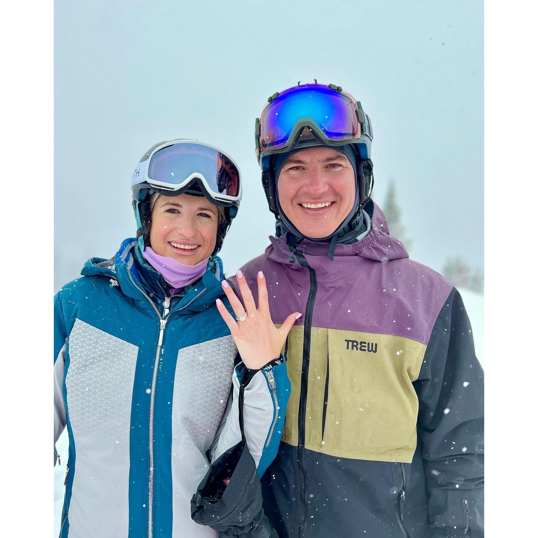 Engagement in Big Sky, Montana