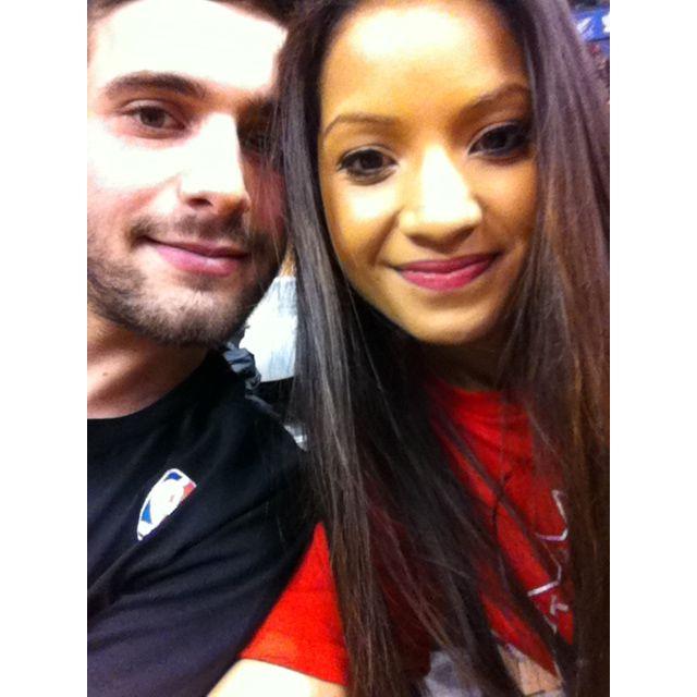 January 2014, Del's first Toronto Raptors game