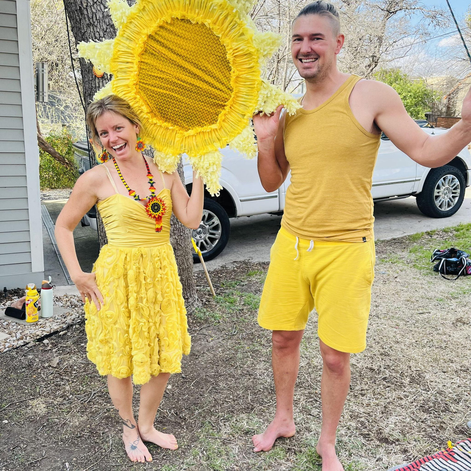 John gifted me my first-ever piñata experience. I LOVED IT!
