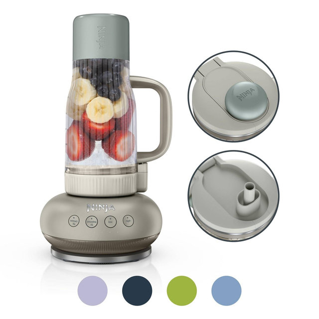 Ninja Blendboss 26oz Tumbler Blender Stone Mint