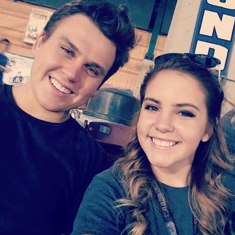 Our first baseball game together.