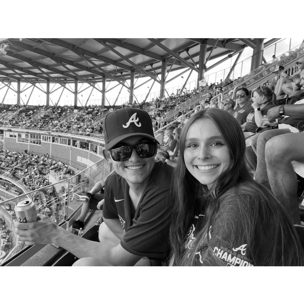 Not a visit to Georgia without a Braves game!