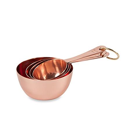 Copper Measuring Cups (Set of 4)