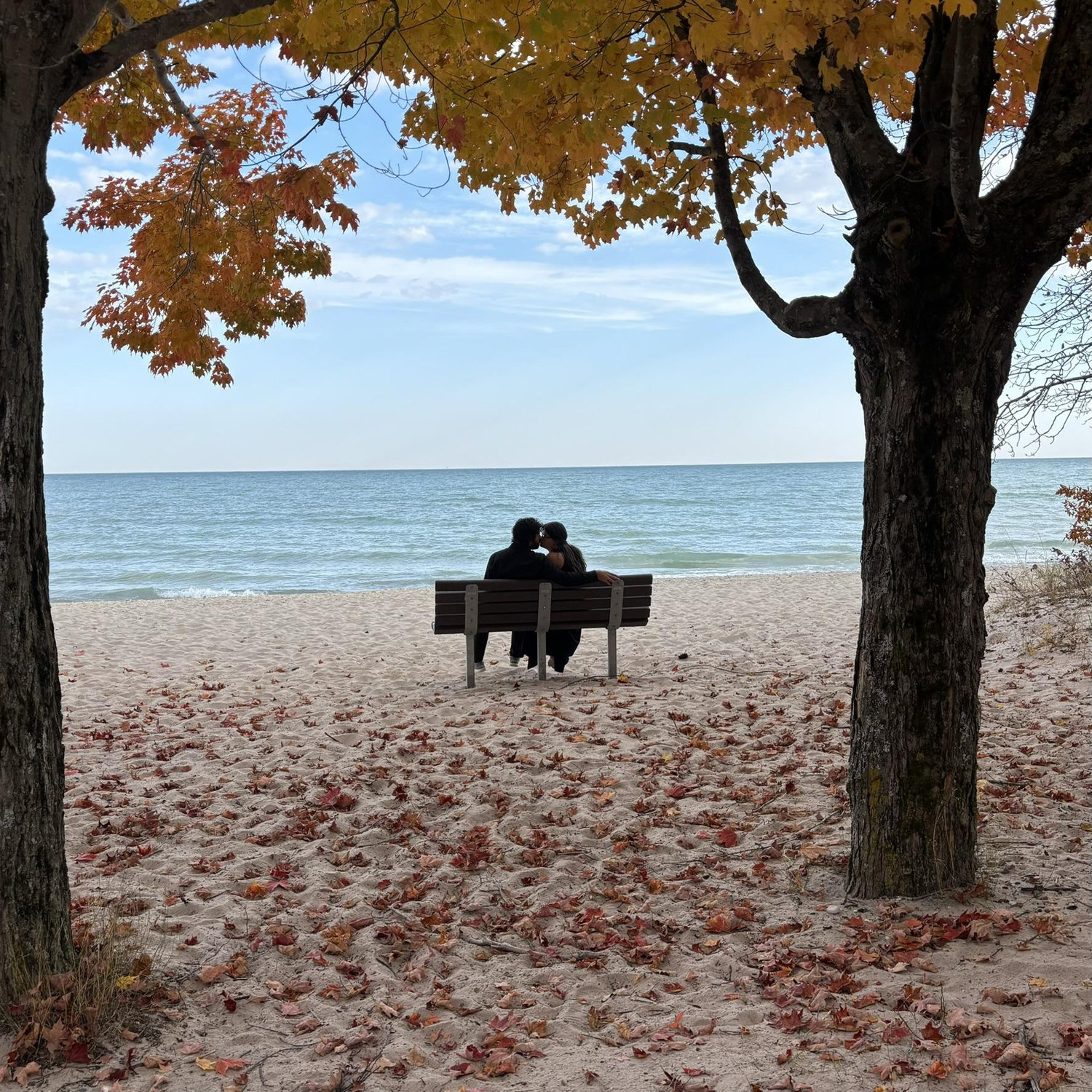 Dreaming of the life ahead, shoulder to shoulder. Harrisville.