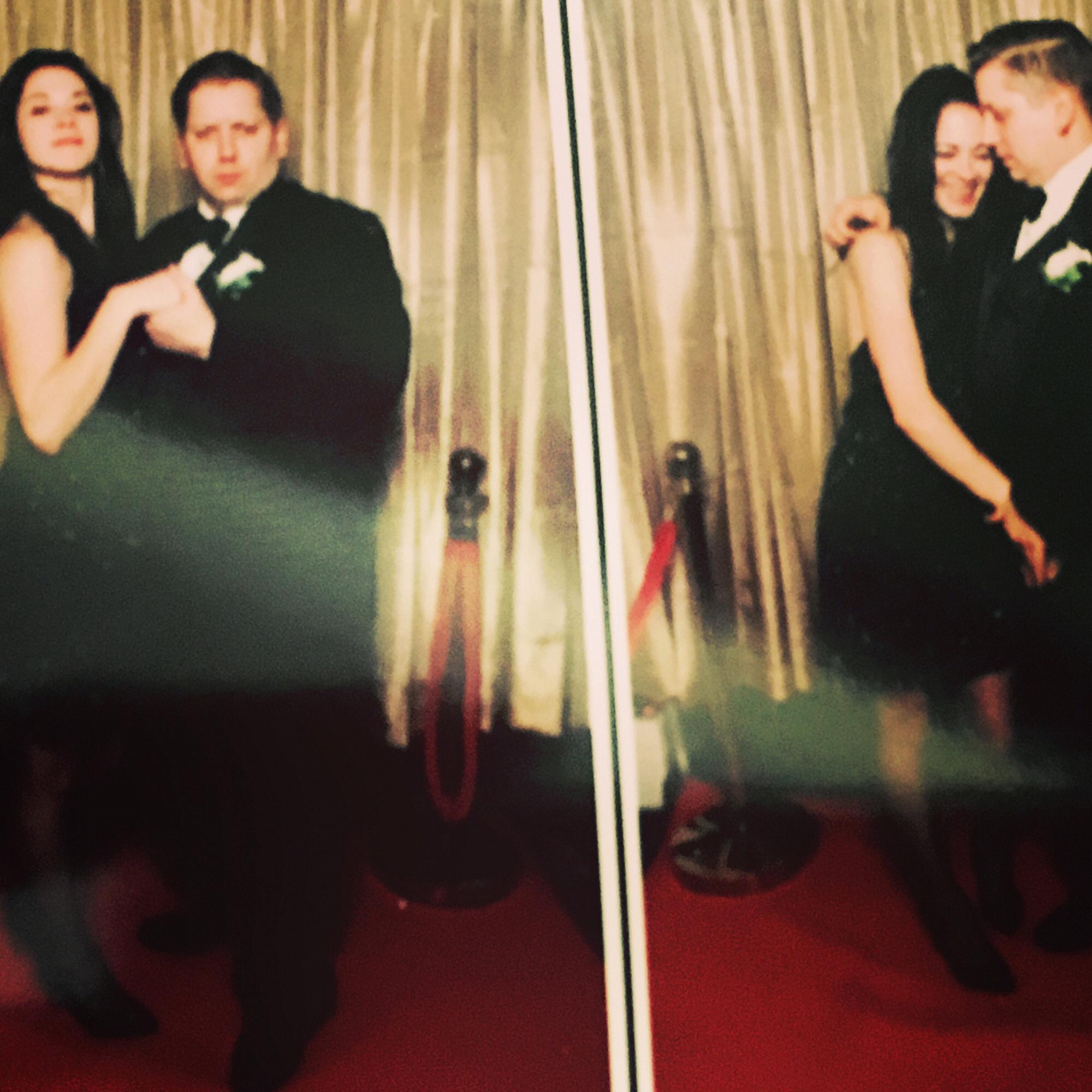 Photo booth at Greg and Lindsay Johnson's New Years Eve wedding! Congratulations again!