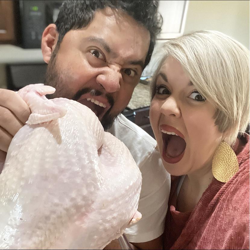 Our first Thanksgiving at home!